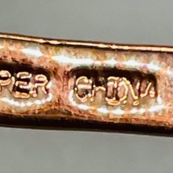 575. EUC RLM Studio Robert Lee Morris Copper Bangle Bracelet - Picture 6 of 7